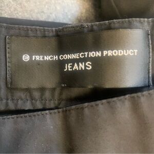 French Connection Mens Black Cargo Pants Size 36 x 33